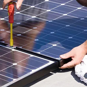 Secure the solar panel firmly