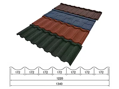 Stone Coated Metal Roofing Tiles